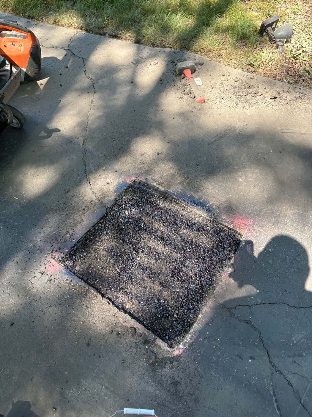 Driveway Pothole & Patch Repair - after